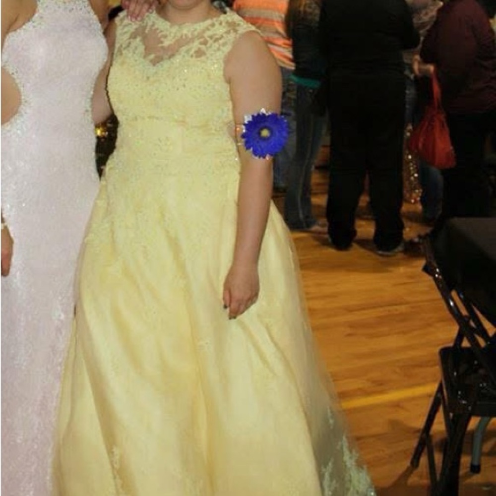 Elegant Yellow Gown